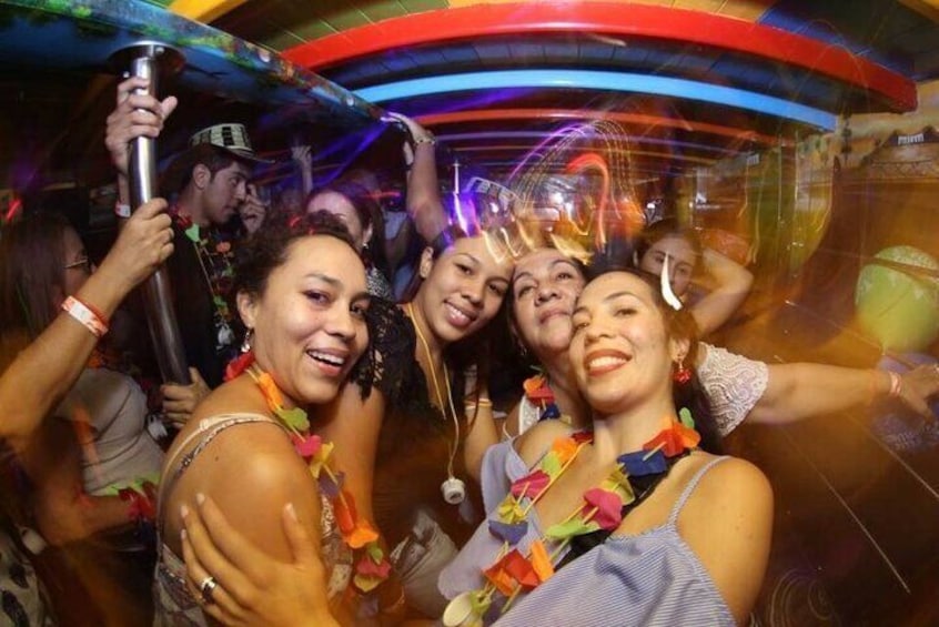 Tour in Chiva Rumbera Music Party and Fun in Santa Marta