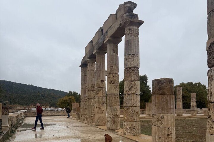 Rainy day at the palace 