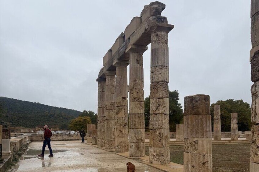 Rainy day at the palace