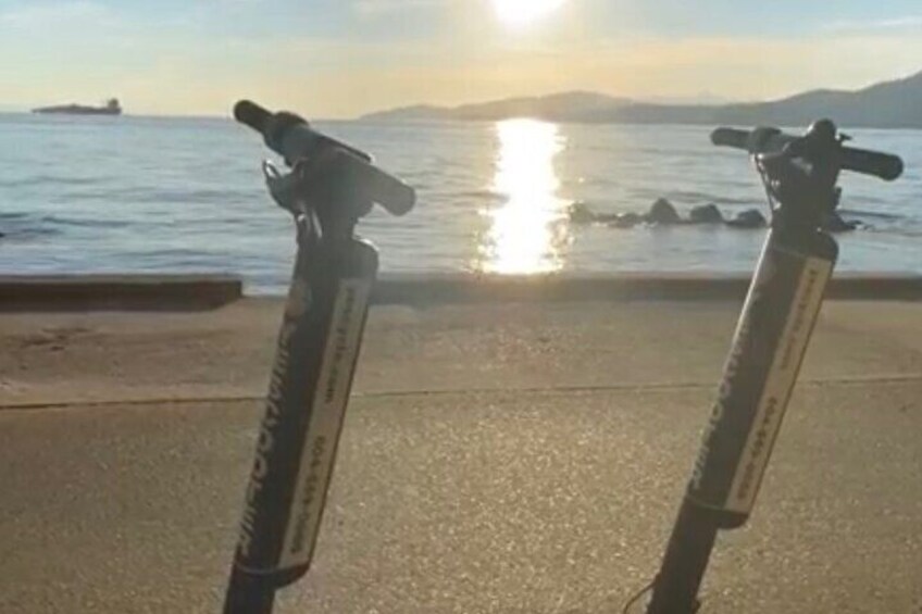 Explore Stanley Park on Electric Scooters