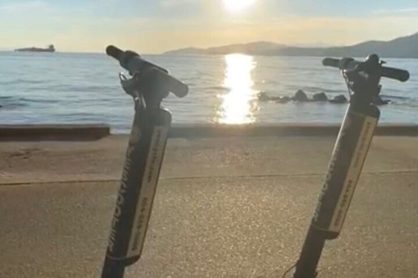 Explore Stanley Park on Electric Scooters