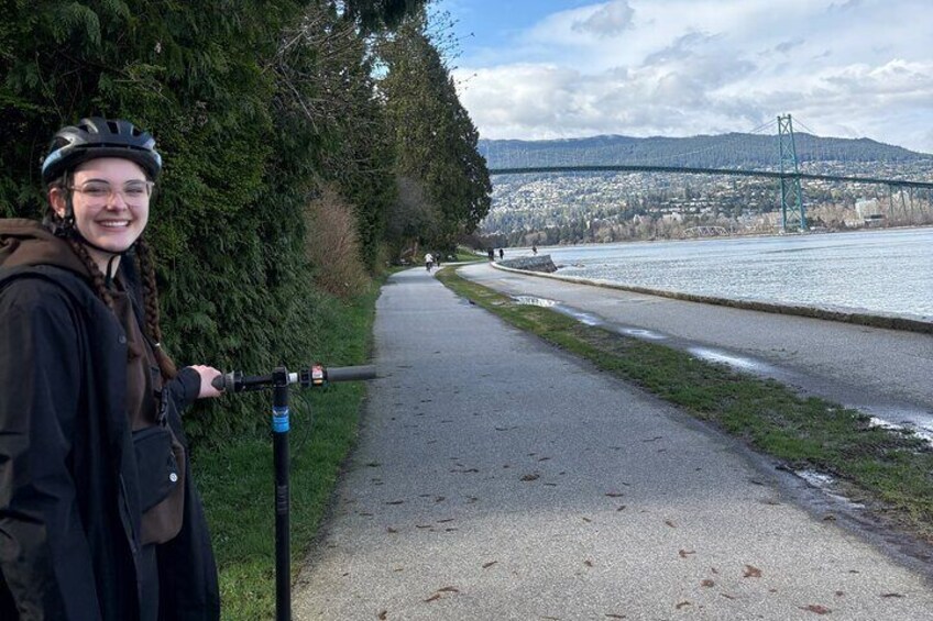Explore Stanley Park on Electric Scooters