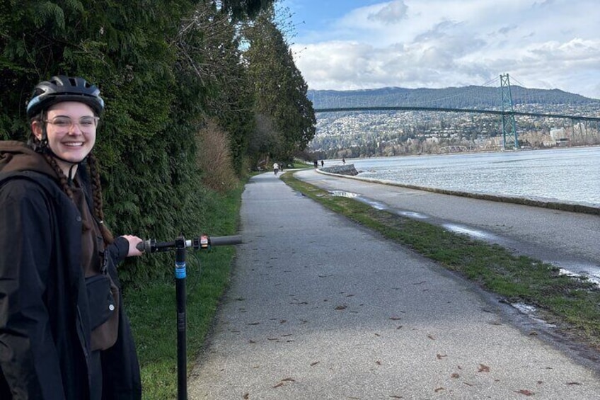 Explore Stanley Park on Electric Scooters