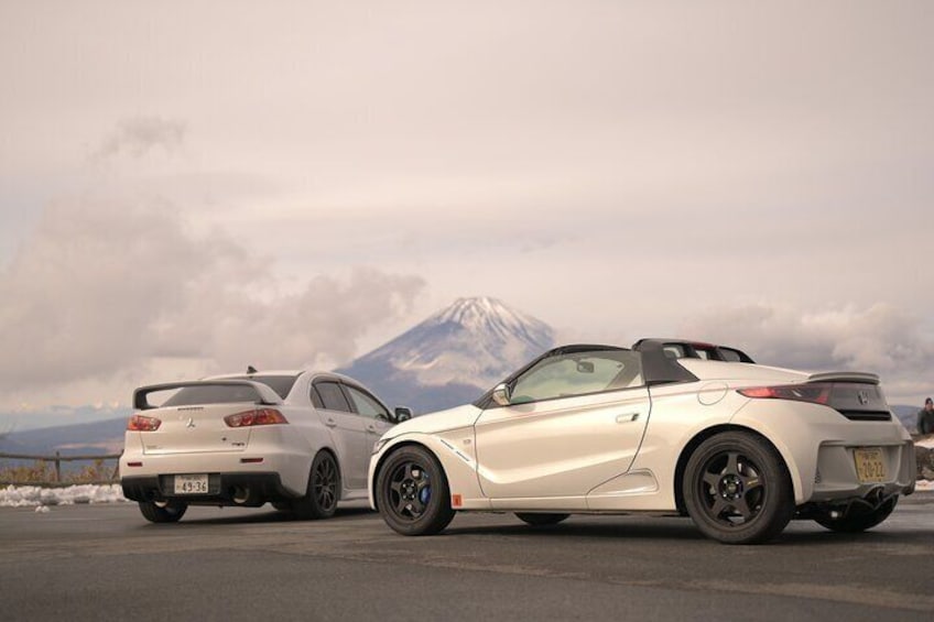 Tackle the touge with our Spoon Honda S660 and Mitsubishi Evo X