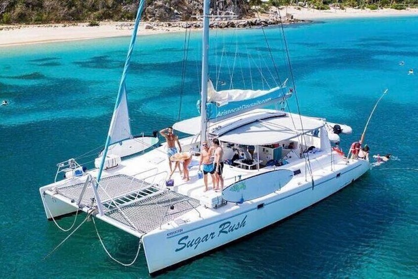 Jost Van Dyke Day Sail Catamaran Tour in the BVI