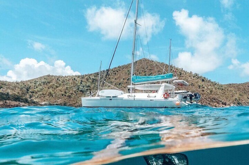 Jost Van Dyke Day Sail Catamaran Tour in the BVI