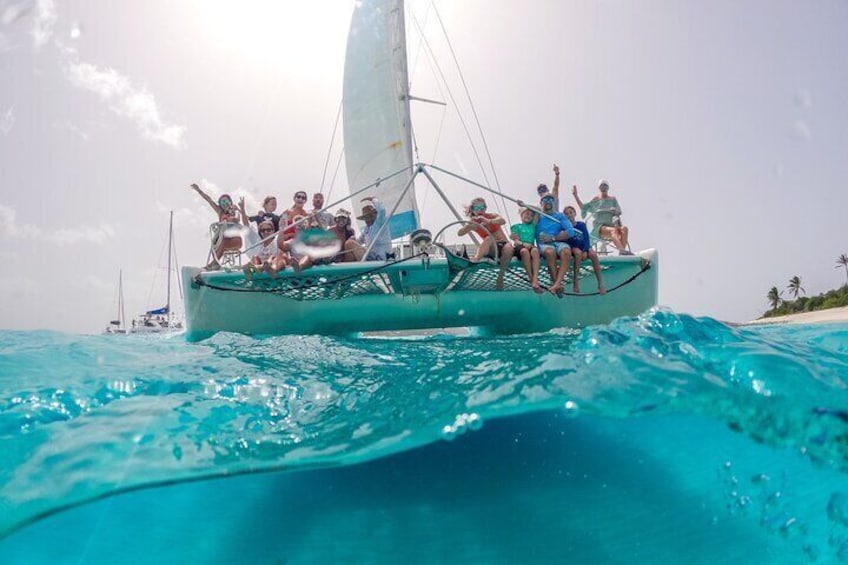 Jost Van Dyke Day Sail Catamaran Tour in the BVI