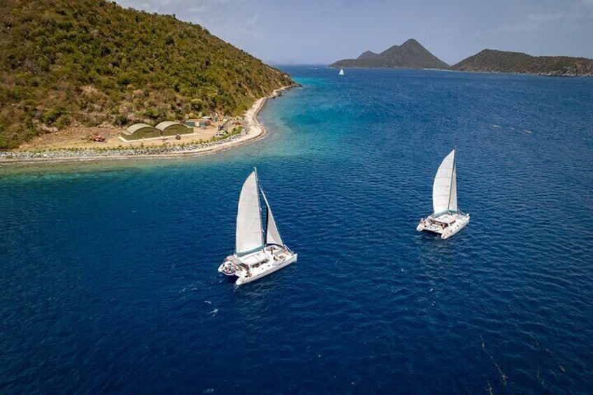 Jost Van Dyke Day Sail Catamaran Tour in the BVI