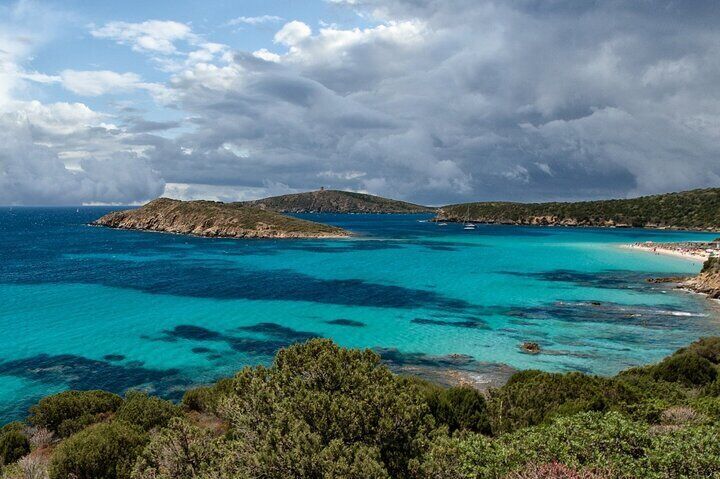 Cagliari to Tuerredda Beach Shared Tour by Minivan