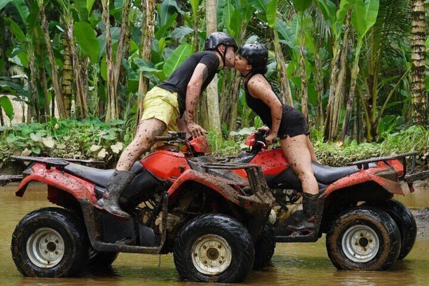Ubud ATV Adventure Through Waterfall, Zigzag Mud, Bamboo Forest