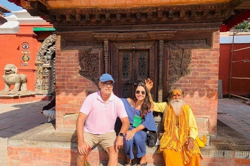 Travelers With Sadhus