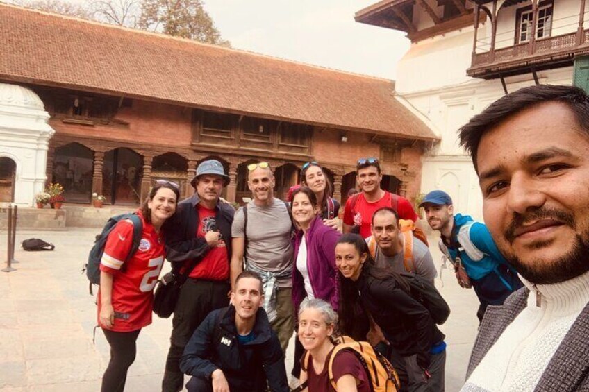 Spanish Friends Enjoying Around Kathmandu Durbar Square