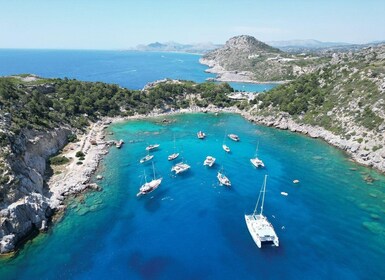 Faliraki: Boat Trip to Afandou Caves, Anthony Quinn & Ladiko