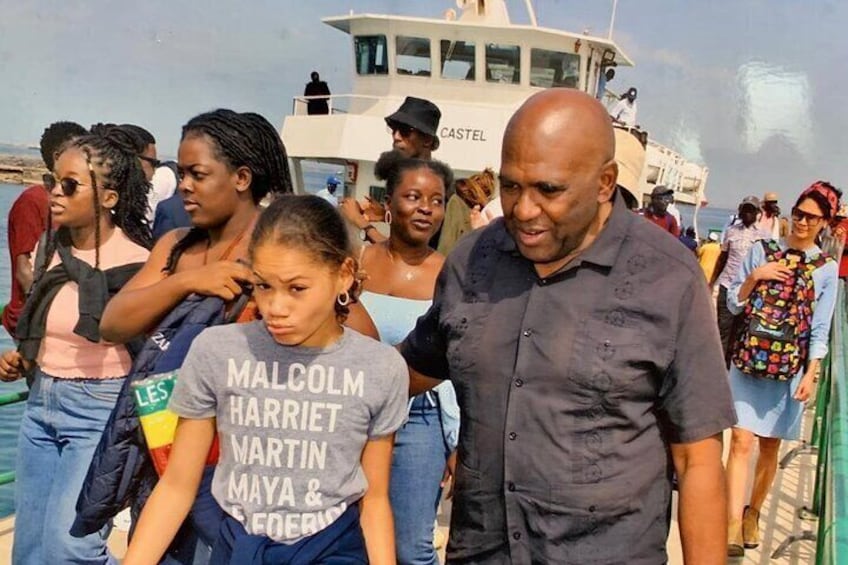 a 20-minute journey From DAKAR to Goree island