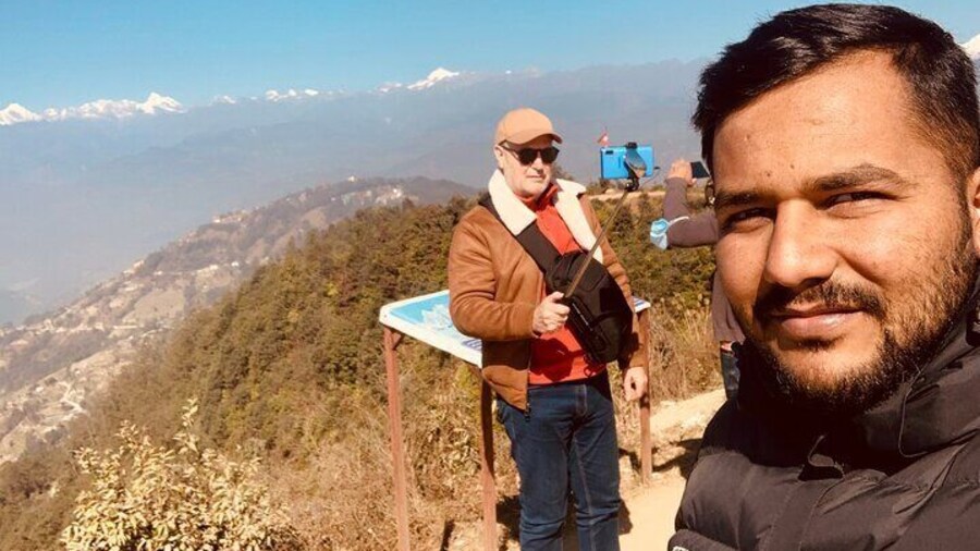 Mountains from Nagarkot hill