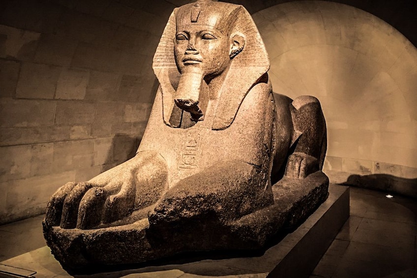 Sphinx at the Louvre Museum in Paris