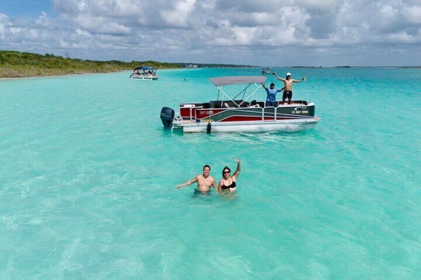 Pontoon Tour of the 7 Color Lagoon 