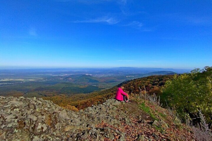 a little rest at a scenic viewpoint