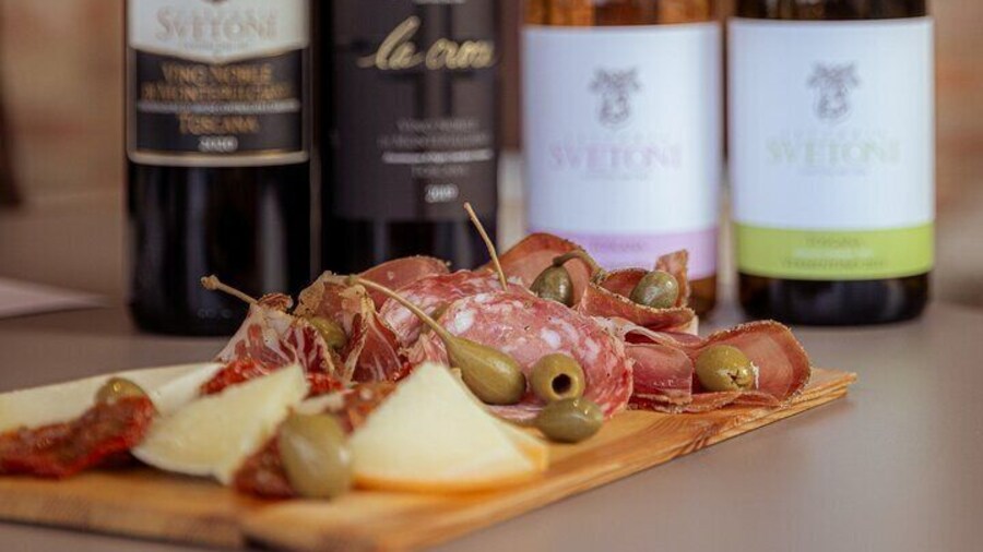 Montepulciano Wine Tasting with typical Tuscan Cold Cuts
