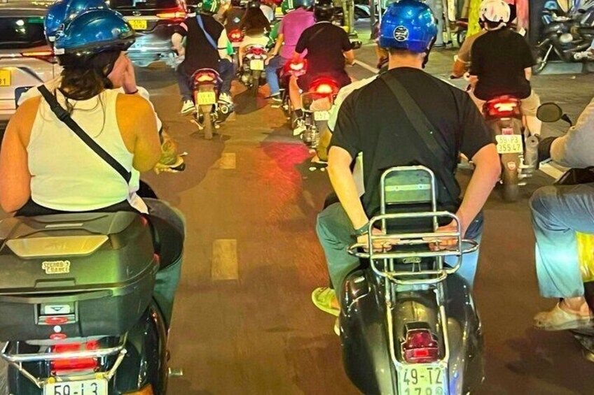 Saigon's Nightlife, Food Tastings and Local Craft Beer by Vespa