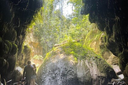 Arenales Caves/ Charco Azul River, Caves and Waterfall Exploration Adventur...