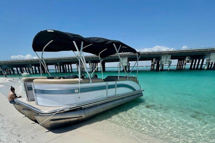 Private Crab Island Pontoon Charter with Captain