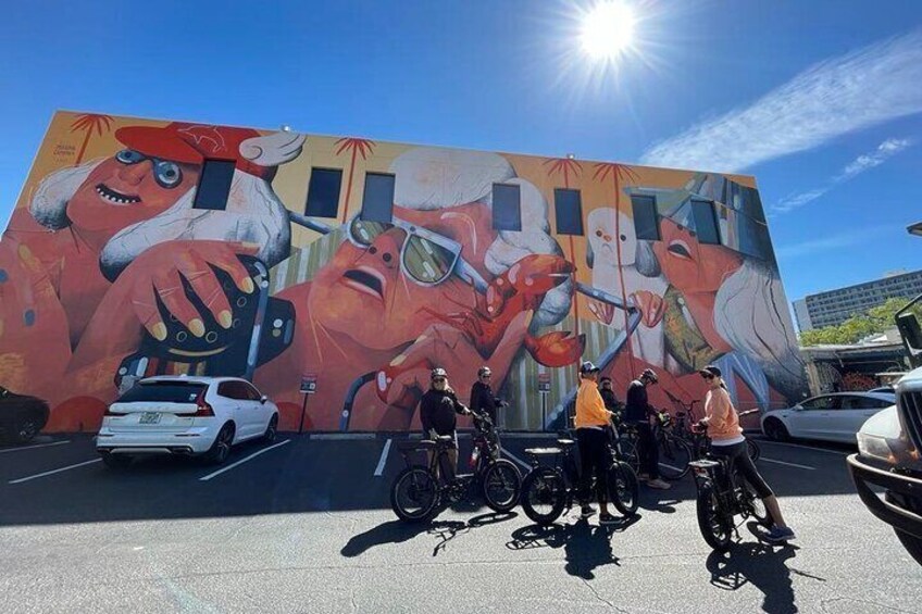 Electric Bike Guided City & Mural Tour