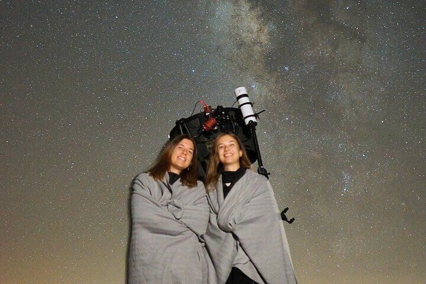 Stargazing in Tenerife with a large telescope