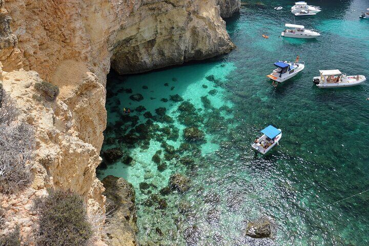 Round Comino and Gozo Cruise Including Mineral Water