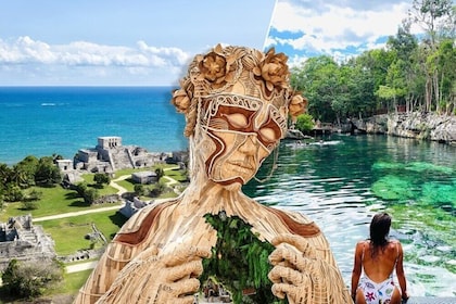 Tulum: Mayan Ruins, 4 Cenotes & Giant Sculpture Ven a La Luz