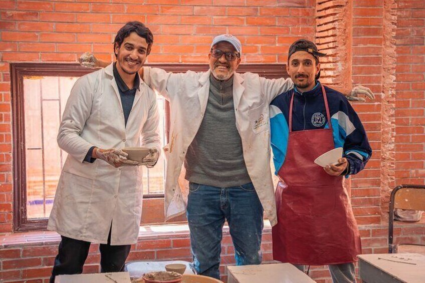 Safi Pottery Workshop, Museum Tour & Kaâk Tasting with Tea