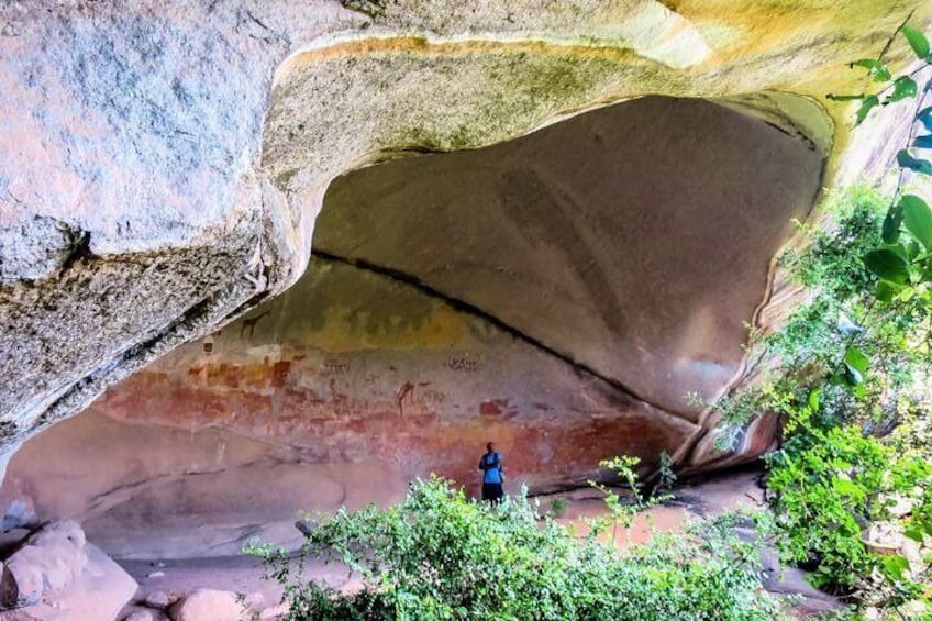 Tracing history—immersing in the stories told through centuries-old San Bushman rock art.