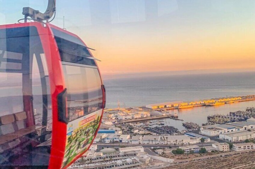Marrakech: Day Trip to Agadir Croco Park, Cable Car and Beach Fun