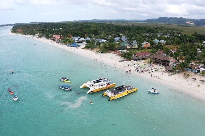 Princess Grand Jamaica Resort Catamaran Cruise Ricks Cafe Sunset