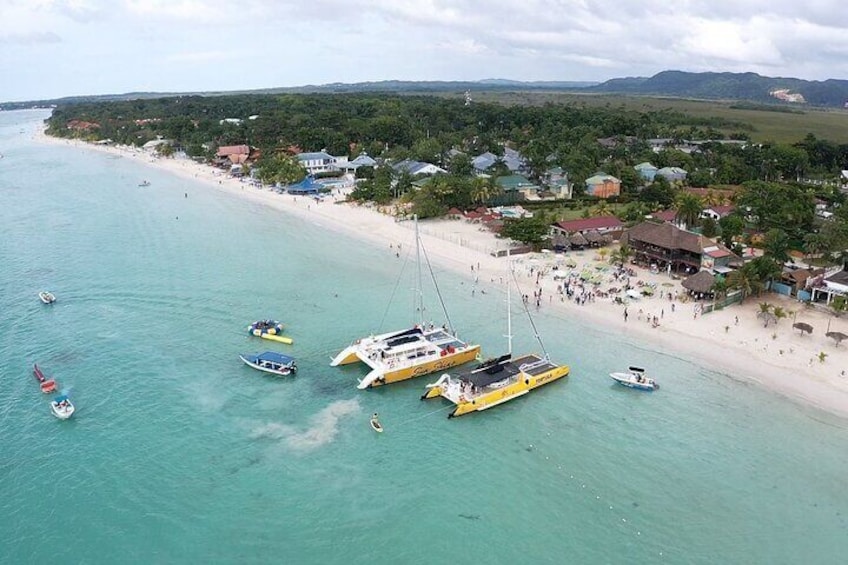 Princess Grand Jamaica Resort Catamaran Cruise Ricks Cafe Sunset