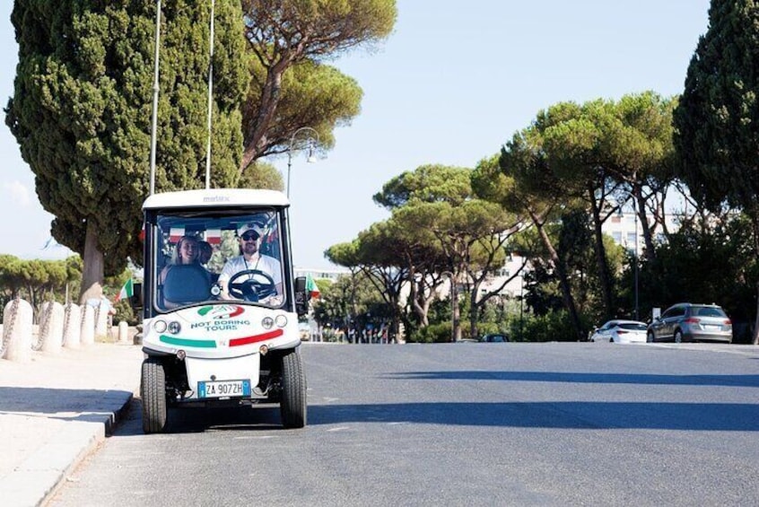 Rome in a Day Private Golf Cart Tour