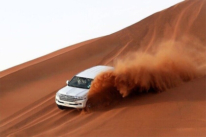 Dubai Desert Safari BBQ Live Shows Sandboarding and Camel Ride