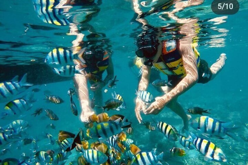 Snorkeling Gili Nanggu couple