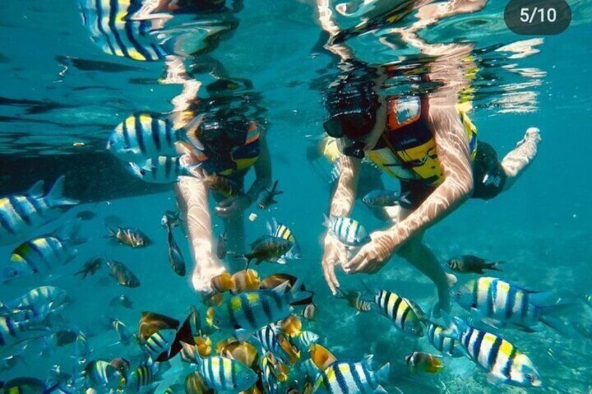 Snorkeling Gili Nanggu couple