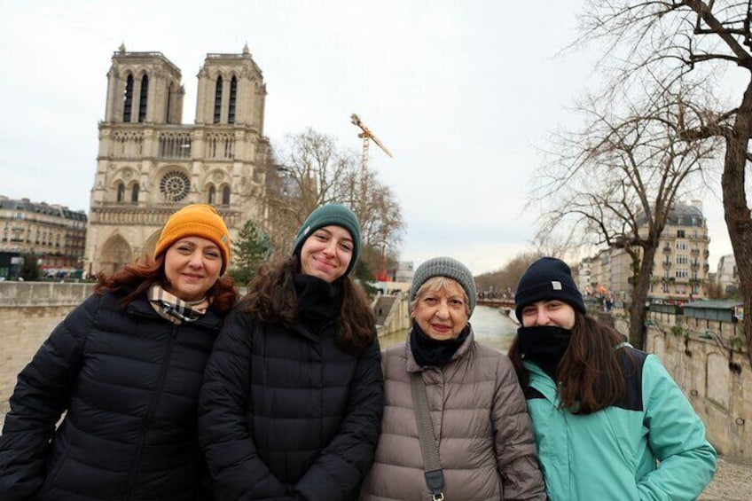 Marvel at the gothic splendor of Notre-Dame Cathedral, a symbol of Parisian resilience, with its intricate architecture and stunning stained glass windows!