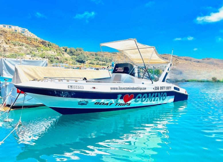 From Malta/Gozo: Comino & Crystal Lagoon Private Boat Trip