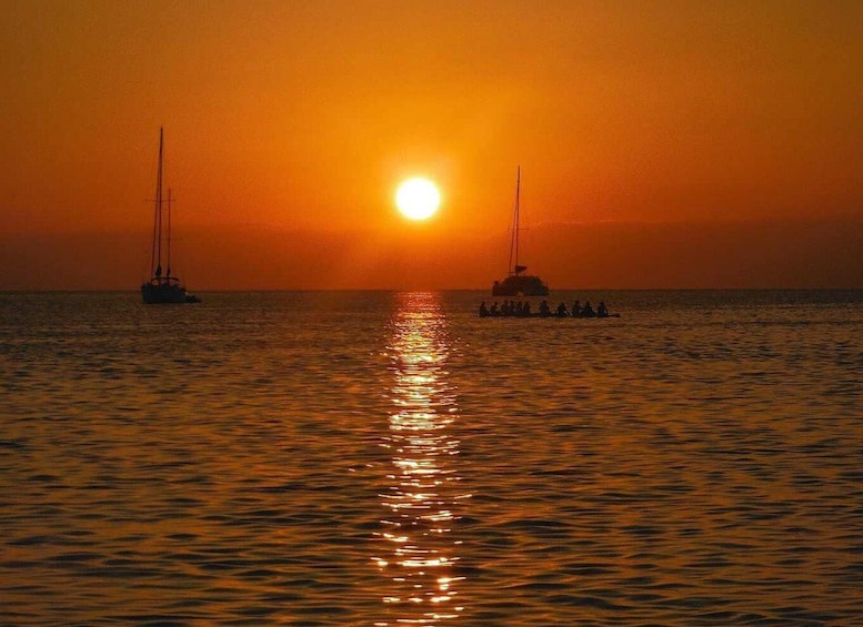Picture 3 for Activity Calpe: Motor Catamaran Boat Tour with Sunset Option