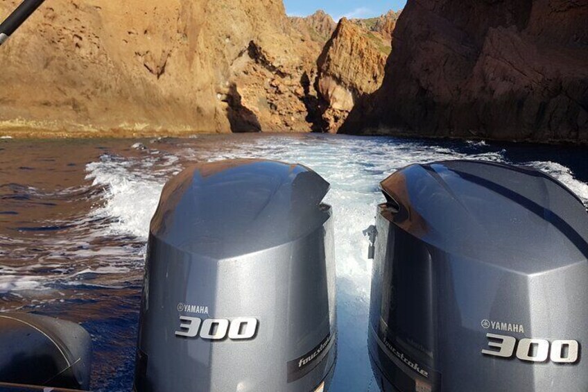 Scandola Girolata The Coves of Piana in Go Fast 10 Pax