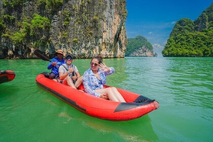 Dubbel Catarmana motorbåt till James Bond Island från Phuket