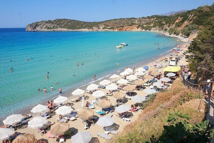 Crete and Heraklion Areas Direct Day Trip Voulisma Beach