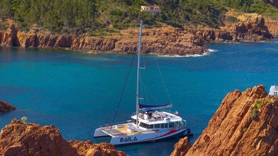 Brunch at sea in Catamaran in the Esterel Saint Raphael