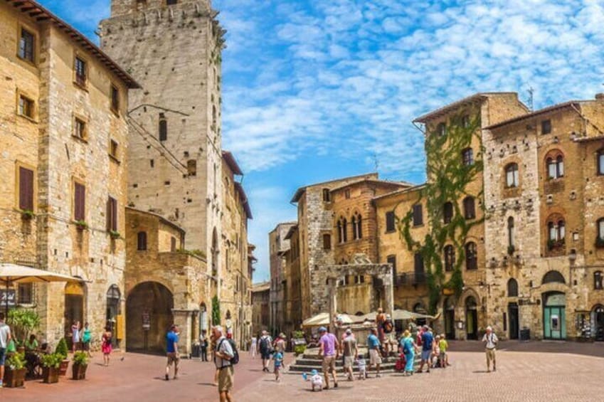 Private Tour Siena San Gimignano and Chianti from Cortona