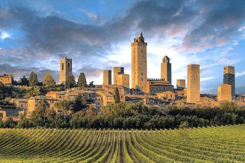 Private Tour Siena San Gimignano and Chianti from Cortona