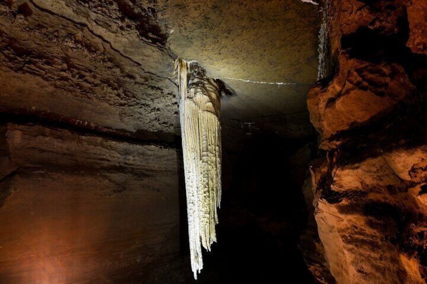 Europe's largest stalactite - close up