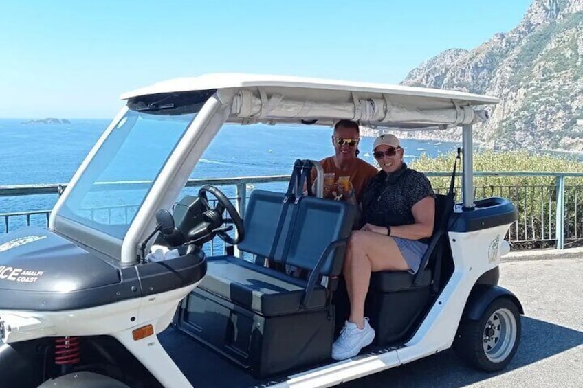 The best experience with our Golf Cart Tour around The Amalfi Coast